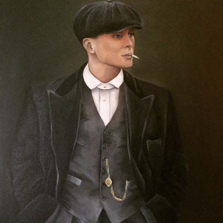 Peaky Blinders  olieverf op doek 40x40